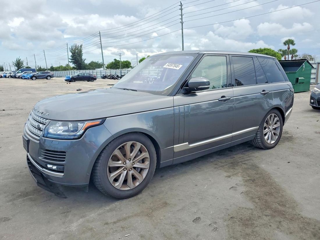 2017 LAND ROVER RANGE ROVER