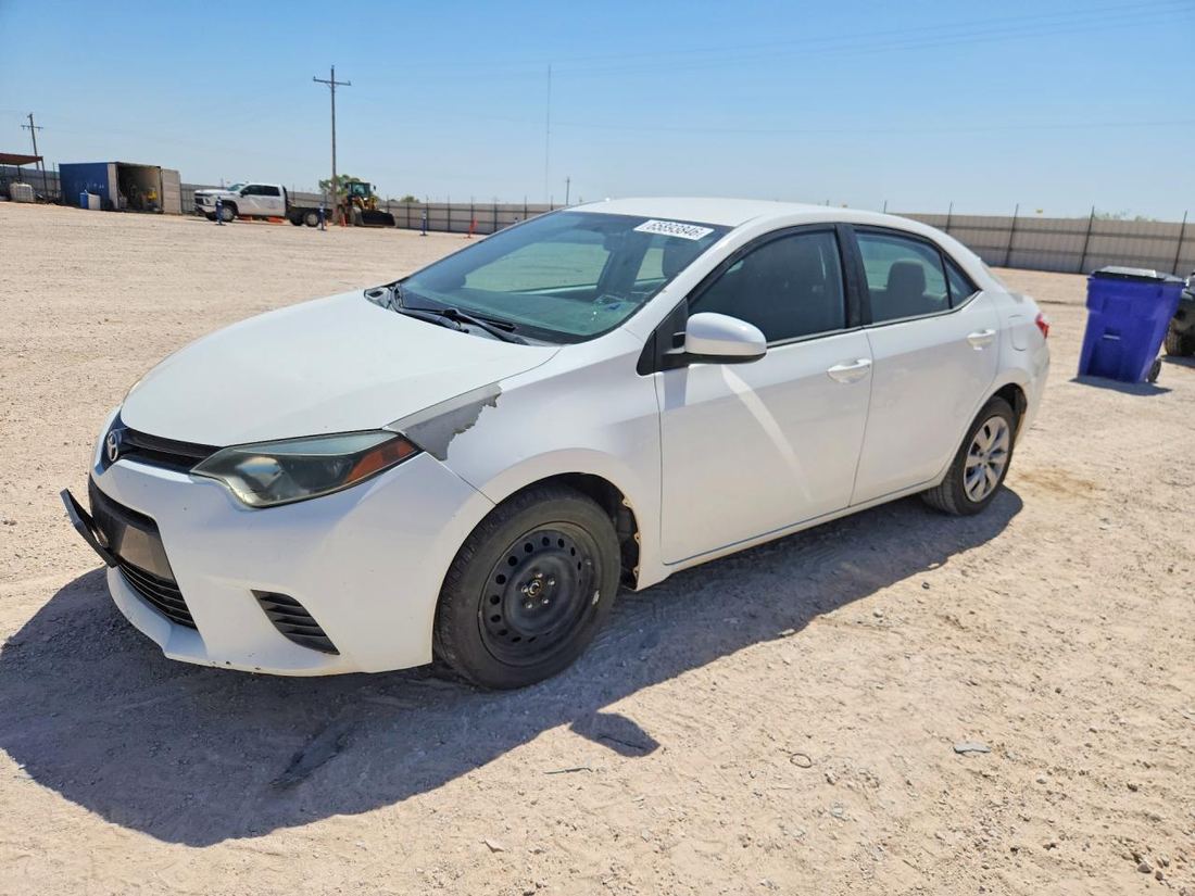 2016 TOYOTA COROLLA