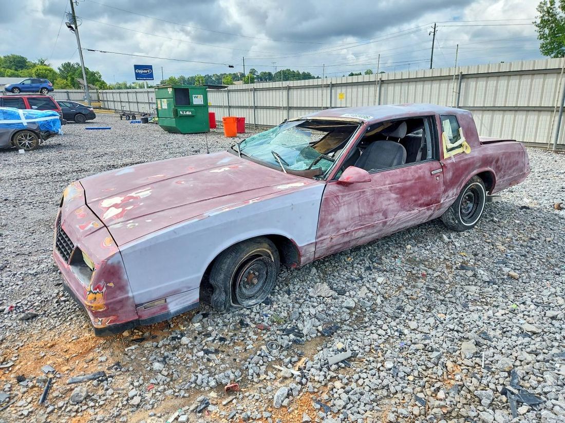 1986 CHEVROLET MONTE CRLO